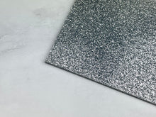 Load image into Gallery viewer, Silver Glitter Acrylic Sheets - 11.75" x 19"