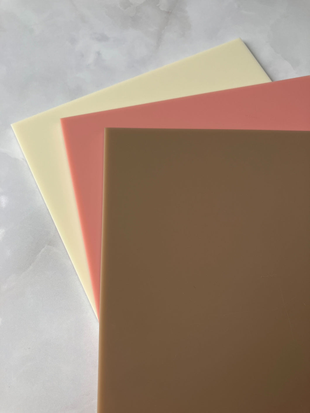 Neapolitan Color Pack  - 3 Acrylic Sheets - 11.75