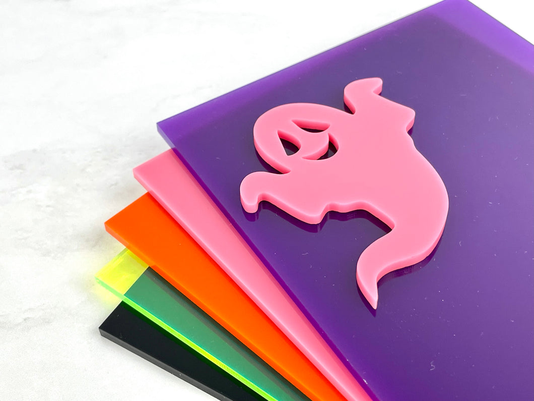 Halloween Color Pack of 5 Acrylic Sheets - 11.75