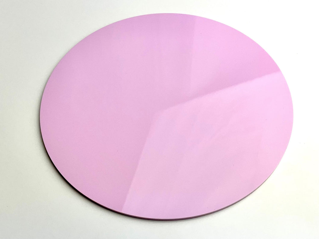 Pastel Violet Lavender Acrylic Circle Blank Sheets