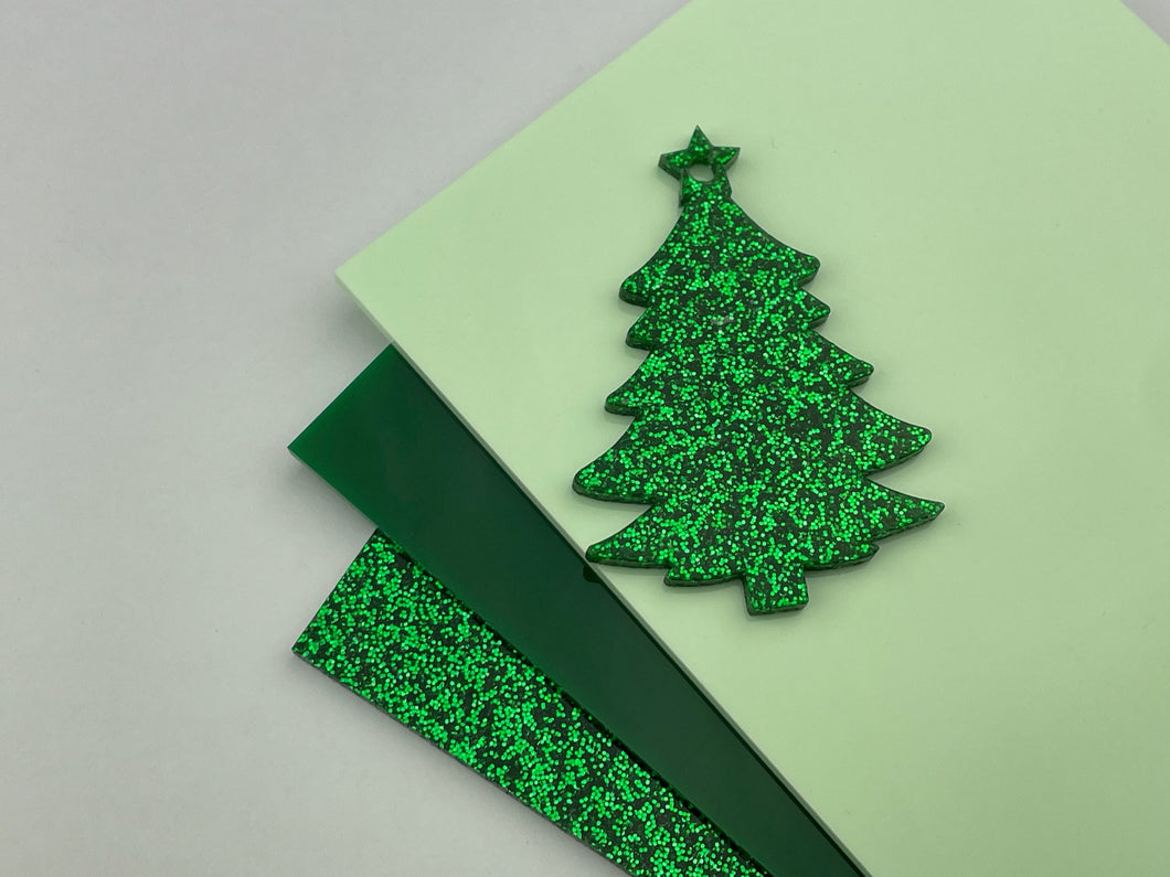 Christmas Color Pack - Blitzen -  3 Acrylic Sheets - 11.75